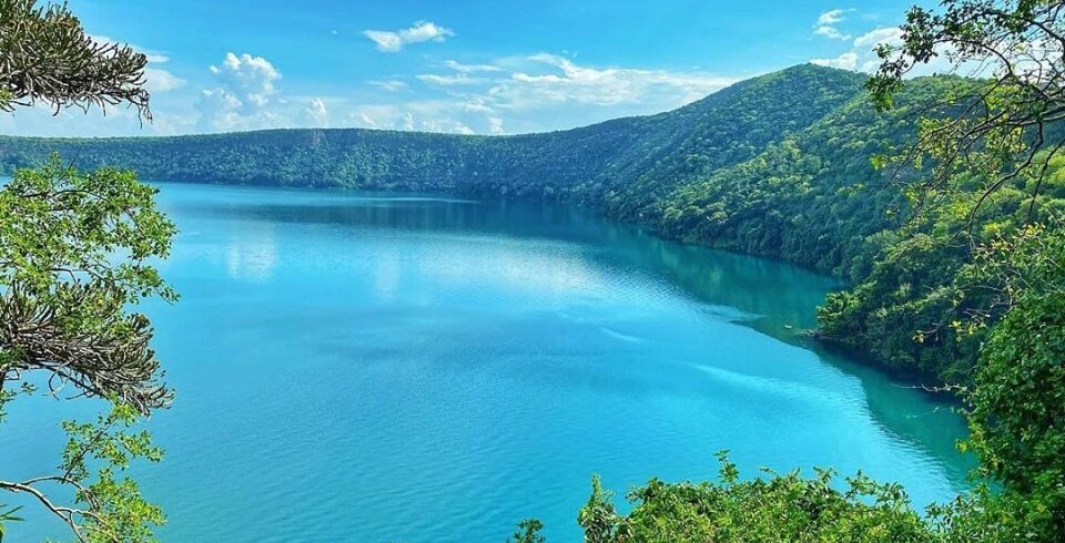 Lake Chala scenic landscape
