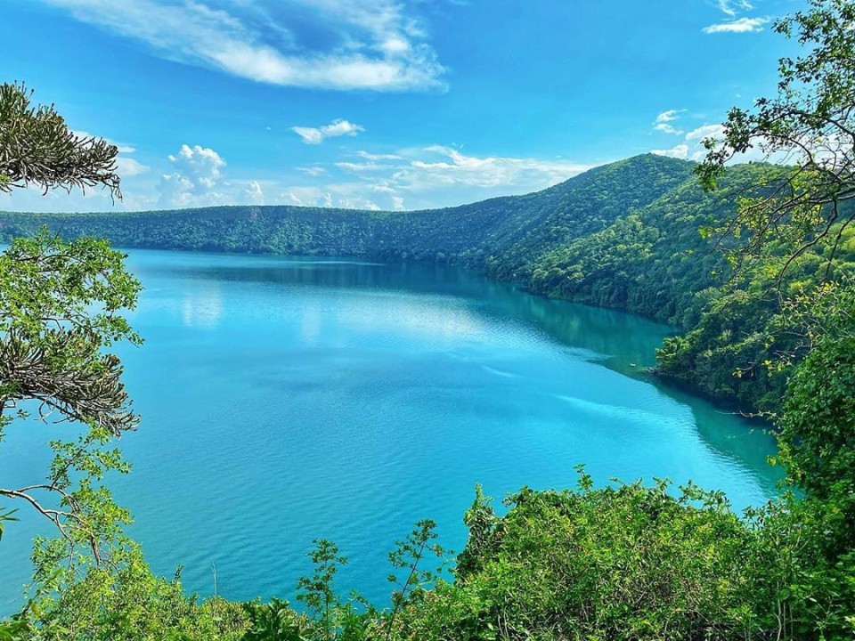 Lake Chala scenic landscape