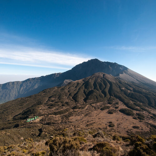 Mount Meru crater ridge