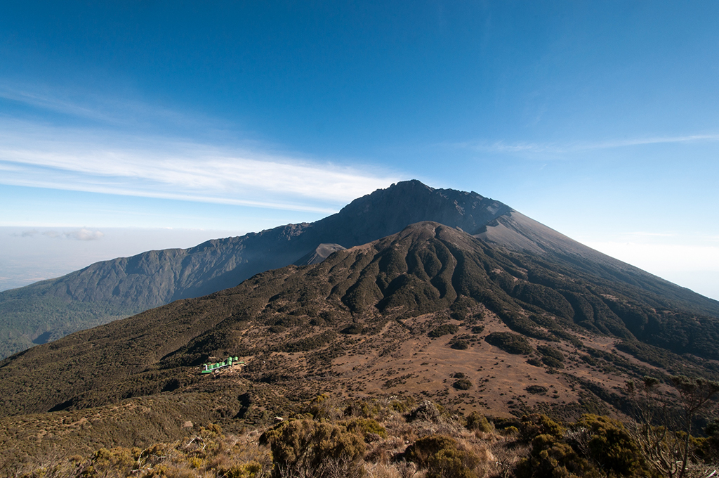 Mount Meru crater ridge
